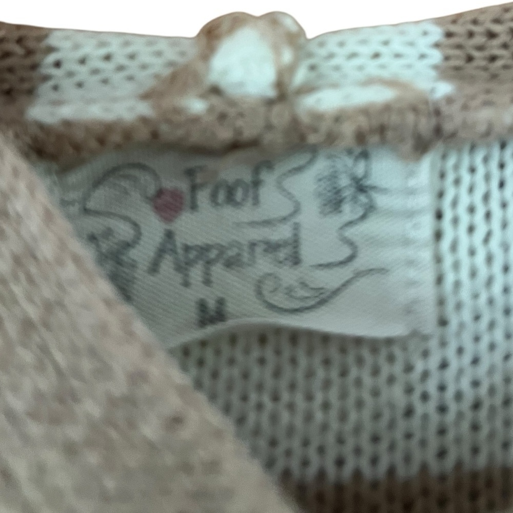 Brown and Cream Striped Sweater - Picture 3 of 4